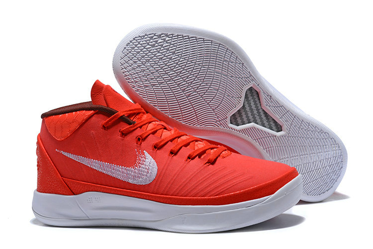 kobe red and white shoes